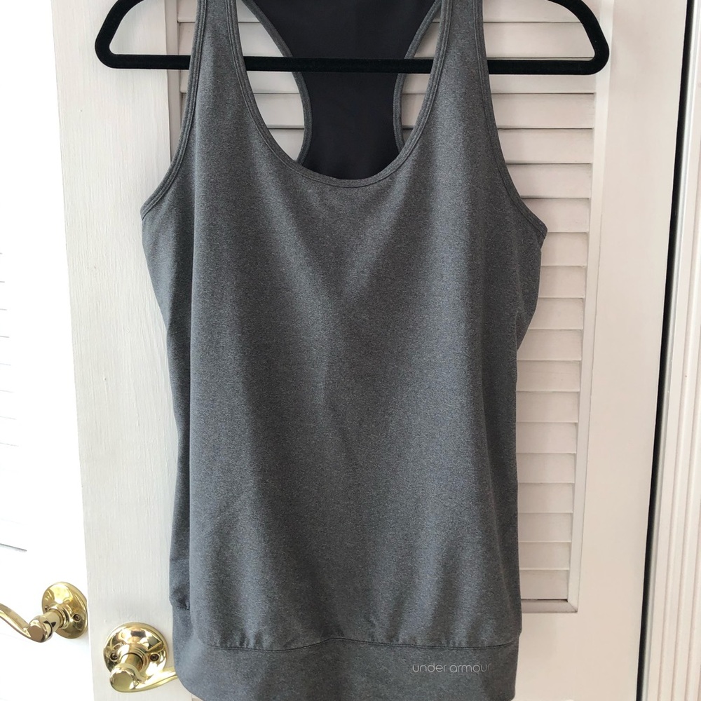 Grey Under Armour Activewear Tank